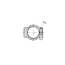液壓桿端軸承 GIHRK70-DO, 根據(jù) DIN ISO 12 240-4 標(biāo)準(zhǔn)，帶右旋螺紋夾緊裝置，需維護(hù)